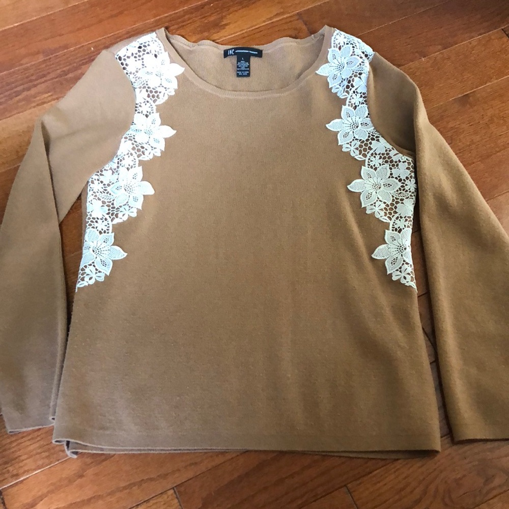 INC Brown Sweater